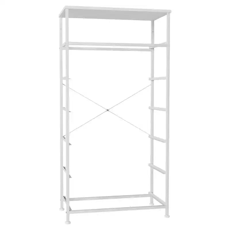 Crestlive Products 7 Drawers Vertical Dresser for Bedroom Storage Tower with Sturdy Steel Frame Wood Top Easy Pull Fabric Bins Handles