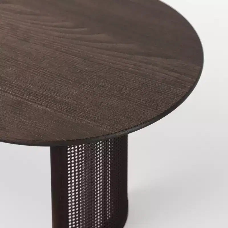 67 Dining Table with Rattan Base suit Kitchen Dining Room for 6 People