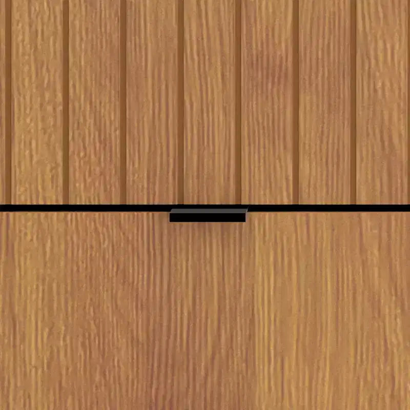 Galano Zaffy 5 Drawer Chest (Interlock) - Amber Walnut