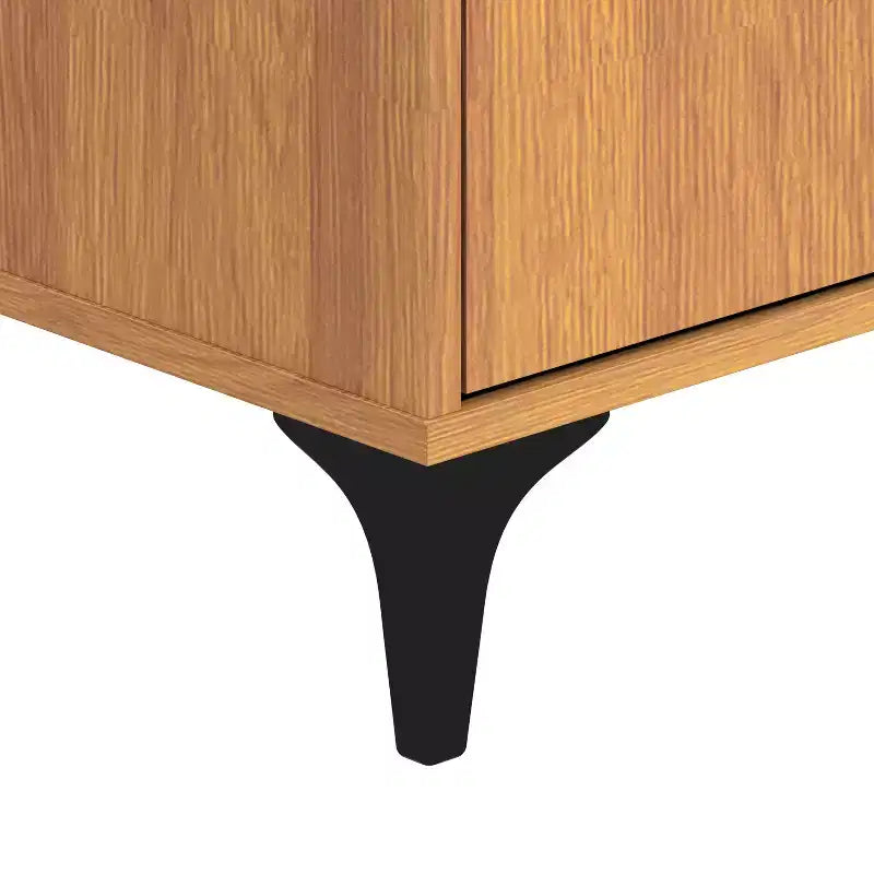 Galano Zaffy 5 Drawer Chest (Interlock) - Amber Walnut