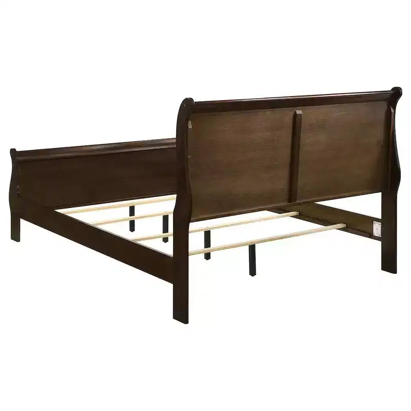 Coaster,Louis Philippe Wood Eastern King Sleigh Bed Cappuccino