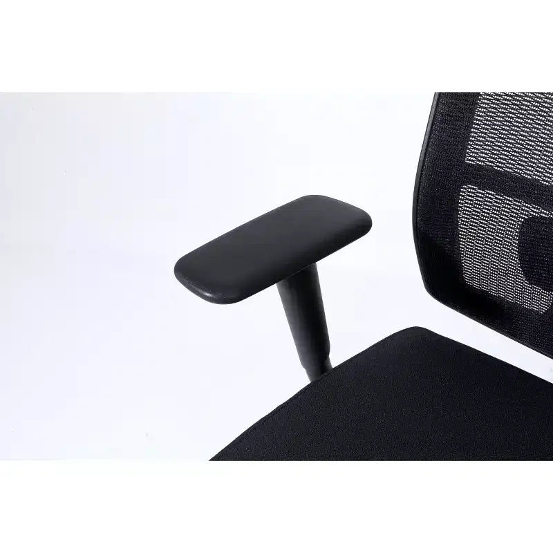 Okak Modern Mesh Ergonomic Office Chair with Adjustable Height, Swivel Chair with Metal Base, Criss Cross Chair for Study, Reading Room, Black