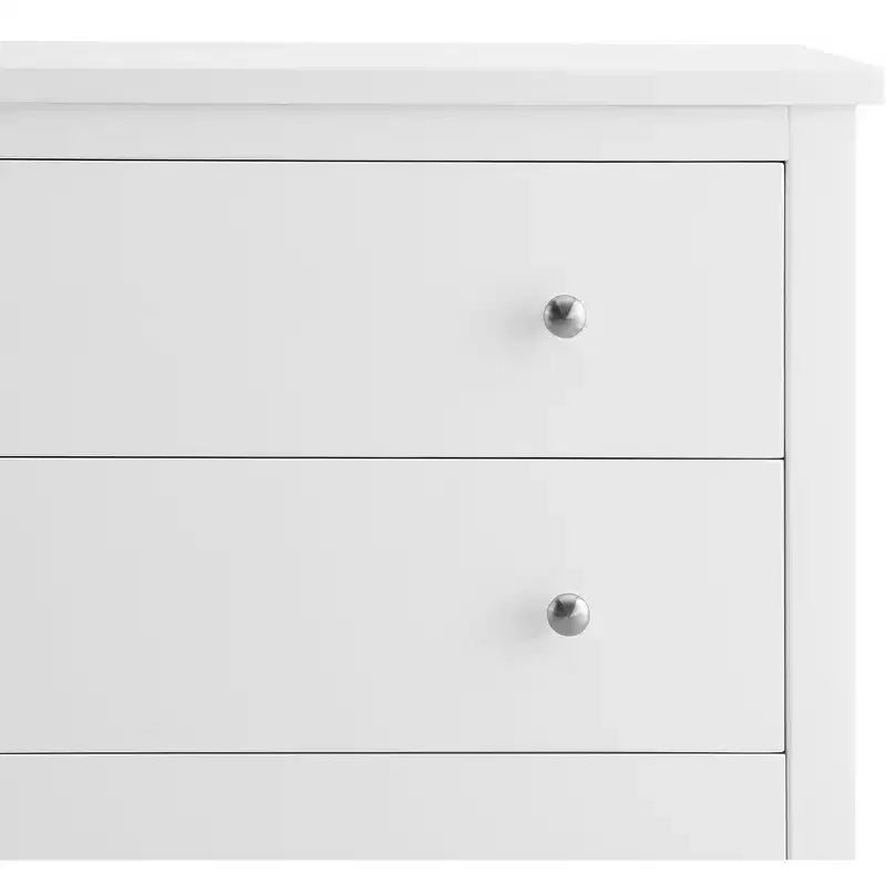 Delta Children Campbell 3 Drawer Dresser, Bianca White