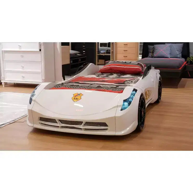 HomeStock Platform Beds (No Headboard) made of ABS (Acrylonitrile Butadiene Styrene) Bed Frame