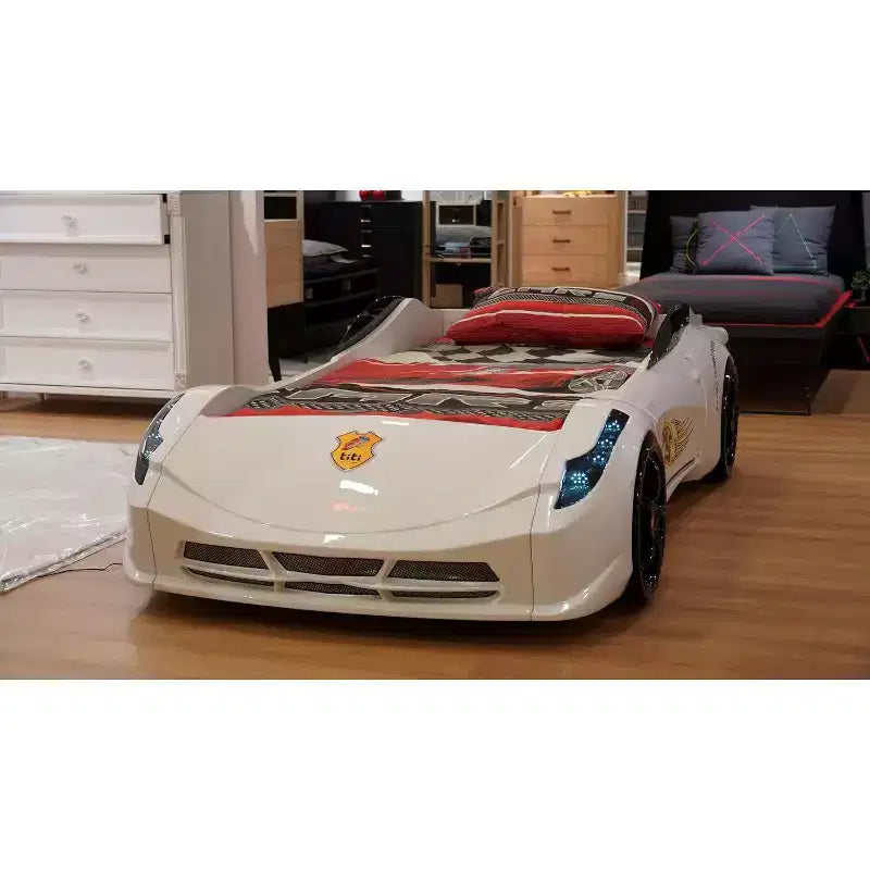 HomeStock Platform Beds (No Headboard) made of ABS (Acrylonitrile Butadiene Styrene) Bed Frame