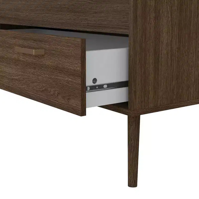 Tvilum, Tone 8 Drawer Double Dresser, Mocha Oak