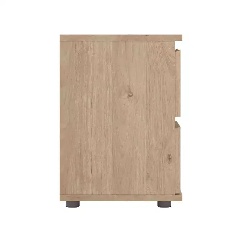 Tvilum, Aurora 2 Drawer Nightstand, Jackson Hickory