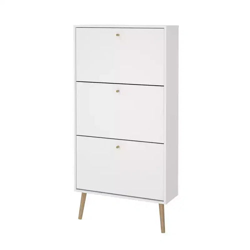 Tvilum, Bodo 3 Drawer Shoe Storage Cabinet, White