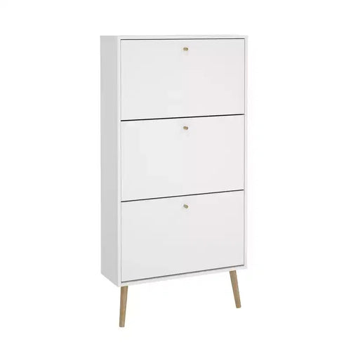 Tvilum, Bodo 3 Drawer Shoe Storage Cabinet, White