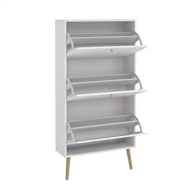 Tvilum, Bodo 3 Drawer Shoe Storage Cabinet, White